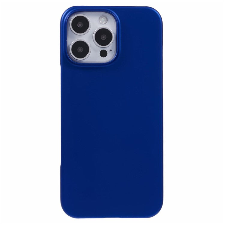 For iPhone 16 Pro Case PC Matte Skin-Touch Antifinger-Print Phone Back Cover - Blue
