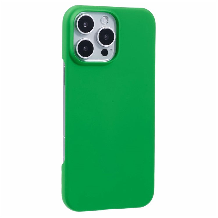 For iPhone 16 Pro Case PC Matte Skin-Touch Antifinger-Print Phone Back Cover - Green
