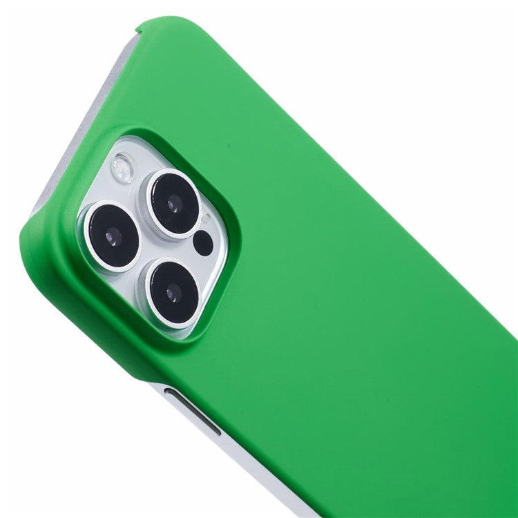 For iPhone 16 Pro Case PC Matte Skin-Touch Antifinger-Print Phone Back Cover - Green