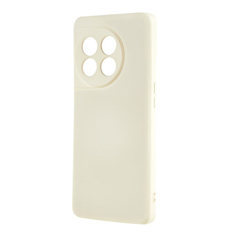 WANLONFENG RB1 Series For OnePlus 11 5G TPU Phone Case with Tempered Glass Film+Lanyard - White