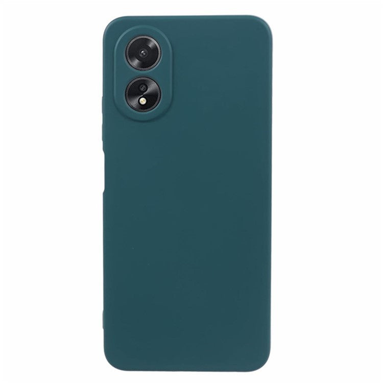 WANLONFENG RB1 Series For Oppo A58 4G Case TPU Cover with Screen Protector+Lanyard Accessories Kit  - Army Green