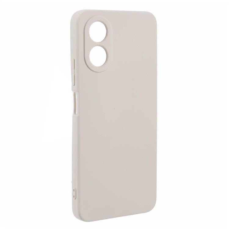 WANLONFENG RB1 Series For Oppo A58 4G Case TPU Cover with Screen Protector+Lanyard Accessories Kit  - White