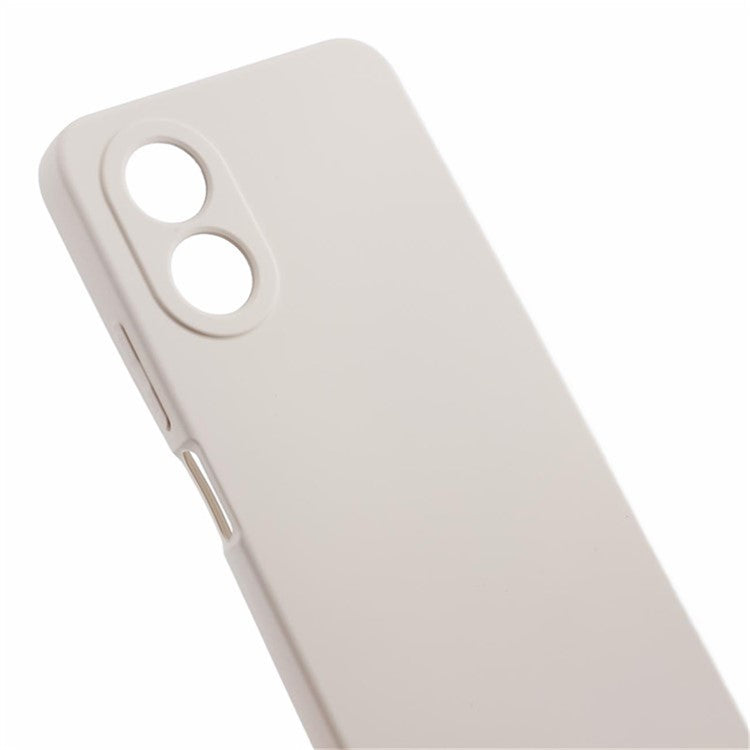 WANLONFENG RB1 Series For Oppo A58 4G Case TPU Cover with Screen Protector+Lanyard Accessories Kit  - White
