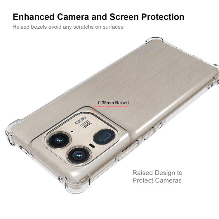 ENKAY HAT PRINCE For Motorola Edge 50 Ultra 5G / Moto X50 Ultra 5G Case Anti-Slip Strips Soft TPU Phone Cover