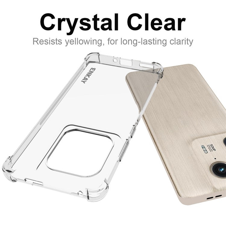 ENKAY HAT PRINCE For Motorola Edge 50 Ultra 5G / Moto X50 Ultra 5G Case Anti-Slip Strips Soft TPU Phone Cover