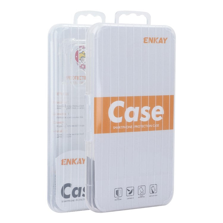ENKAY HAT PRINCE For Samsung Galaxy M55 5G / C55 5G / F55 5G Case Transparent TPU Drop-Proof Phone Cover