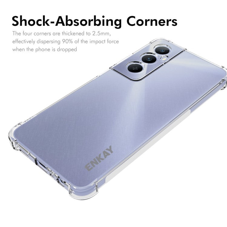 ENKAY HAT PRINCE For Realme C65 4G Case Transparent Drop-Proof TPU Soft Phone Cover