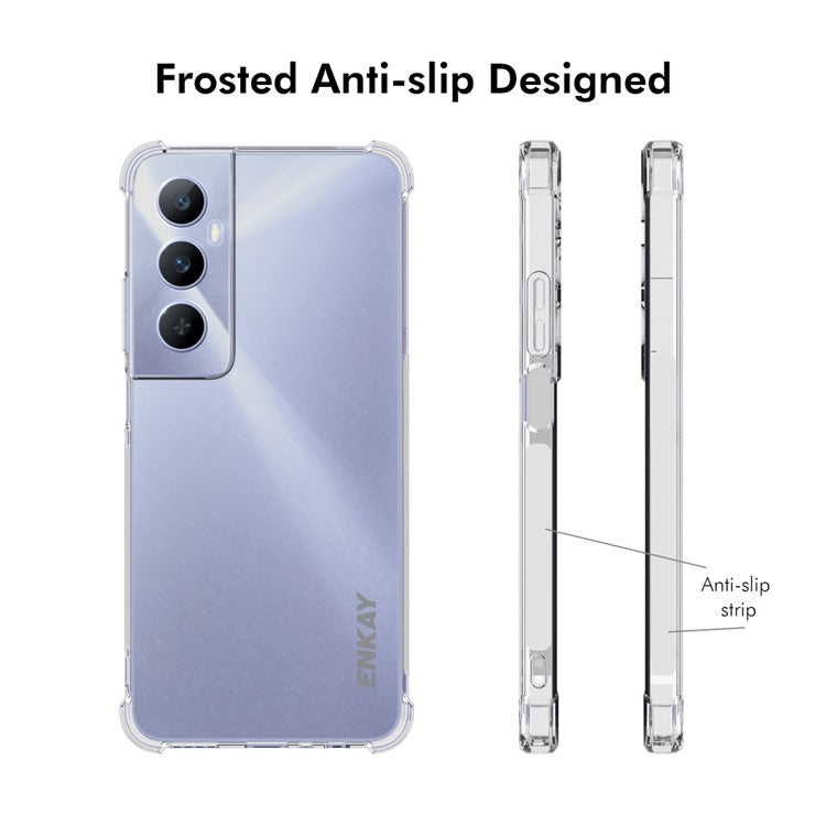ENKAY HAT PRINCE For Realme C65 4G Case Transparent Drop-Proof TPU Soft Phone Cover
