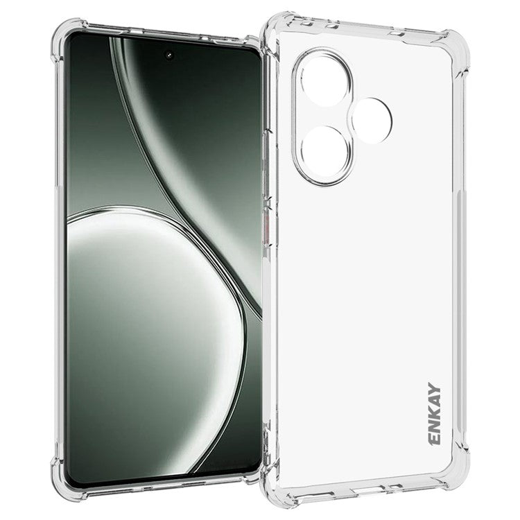 ENKAY HAT PRINCE For Realme GT Neo6 SE 5G Case Non-Slip Side Edge TPU Clear Phone Cover