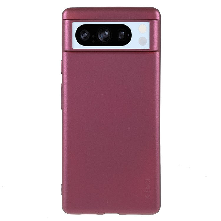 X-LEVEL Guardian Series For Google Pixel 8 Pro TPU Case Drop-Proof Matte Phone Back Cover - Wine Red