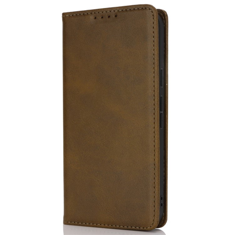 For Google Pixel 9 / Pixel 9 Pro Case PU Leather Wallet Magnetic Closing Phone Cover - Dark Green