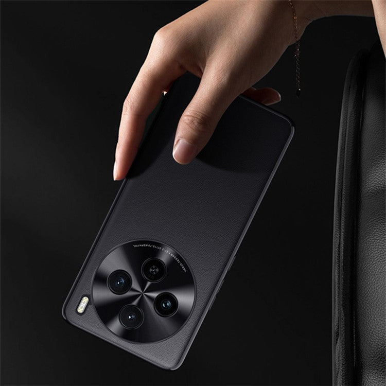 For vivo X100s 5G Case Drop-Resistant PU Leather+TPU Ultra-Slim Phone Cover - Black