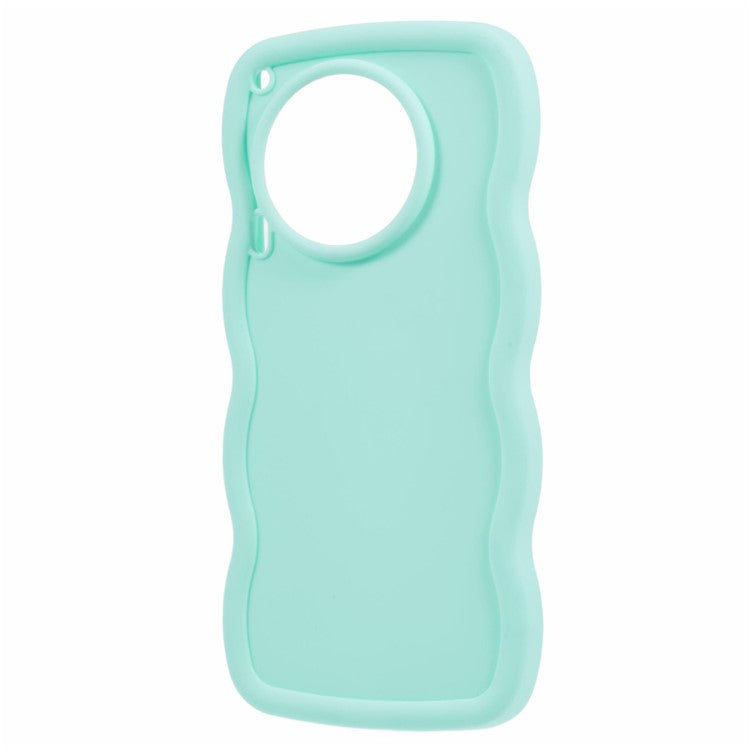 XL Series For TECNO Camon 30 4G / 30 5G Case Wave Frame Soft TPU Phone Cover - Light Green