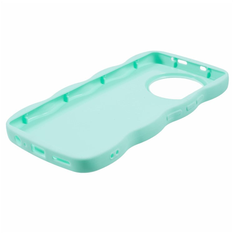XL Series For TECNO Camon 30 4G / 30 5G Case Wave Frame Soft TPU Phone Cover - Light Green