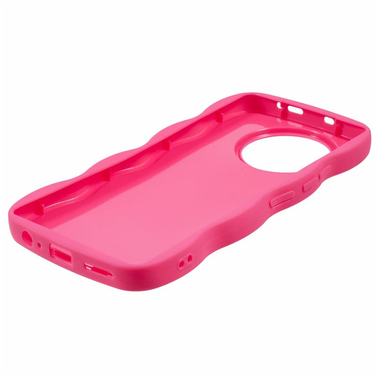 XL Series For TECNO Camon 30 4G / 30 5G Case Wave Frame Soft TPU Phone Cover - Rose
