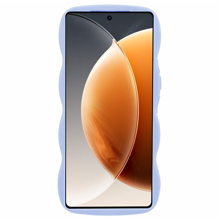 XL Series For TECNO Camon 30 4G / 30 5G Case Wave Frame Soft TPU Phone Cover - Purple