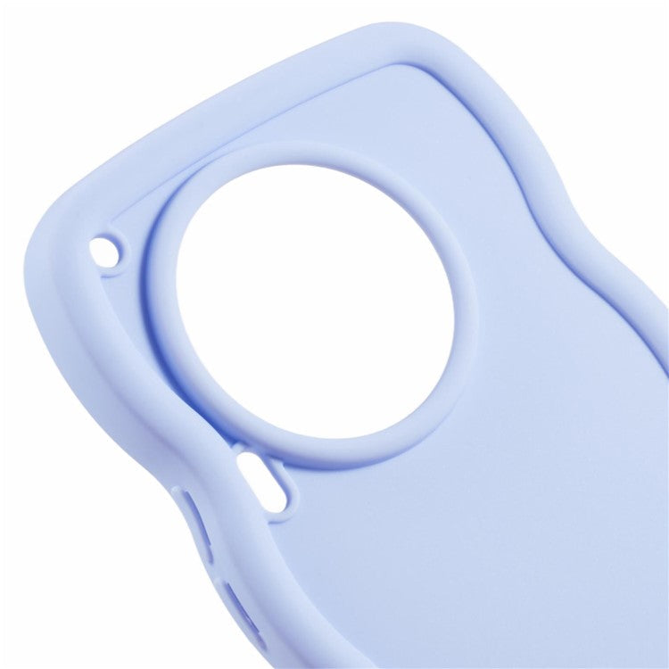 XL Series For TECNO Camon 30 4G / 30 5G Case Wave Frame Soft TPU Phone Cover - Purple