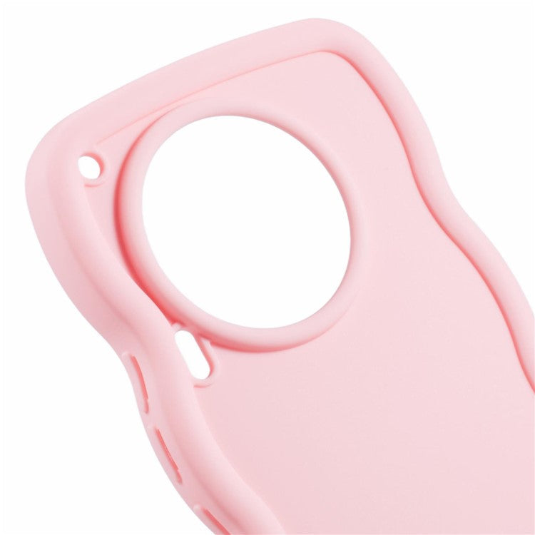 XL Series For TECNO Camon 30 4G / 30 5G Case Wave Frame Soft TPU Phone Cover - Pink