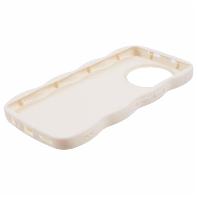 XL Series For TECNO Camon 30 4G / 30 5G Case Wave Frame Soft TPU Phone Cover - White