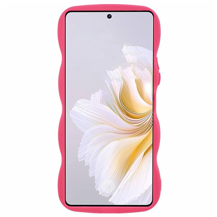 XL Series For TECNO Camon 20 4G / Camon 20 Pro 4G TPU Phone Case Wave Frame - Rose
