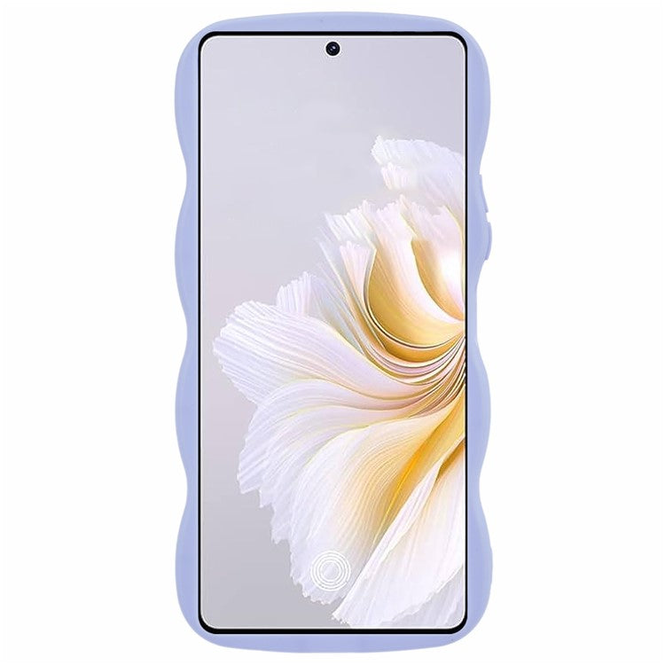 XL Series For TECNO Camon 20 4G / Camon 20 Pro 4G TPU Phone Case Wave Frame - Purple