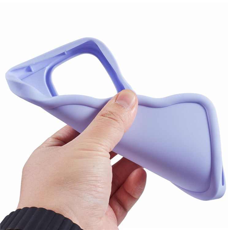 XL Series For TECNO Camon 20 4G / Camon 20 Pro 4G TPU Phone Case Wave Frame - Purple