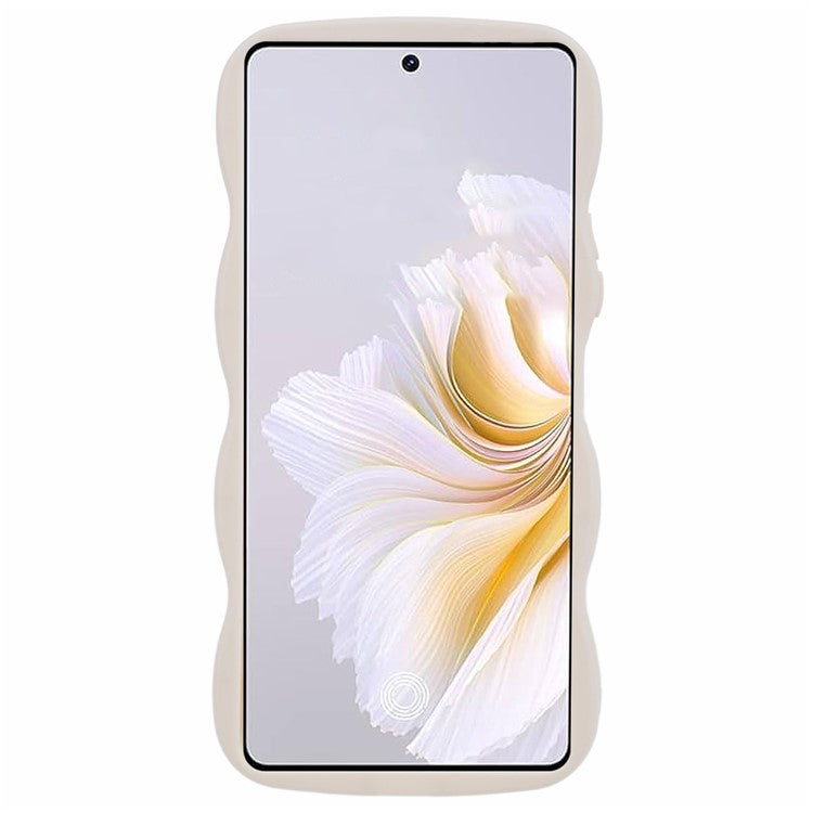 XL Series For TECNO Camon 20 4G / Camon 20 Pro 4G TPU Phone Case Wave Frame - White