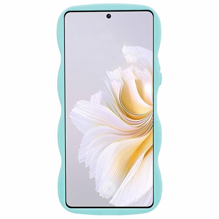 XL Series For TECNO Camon 20 4G / Camon 20 Pro 4G TPU Phone Case Wave Frame - Light Green
