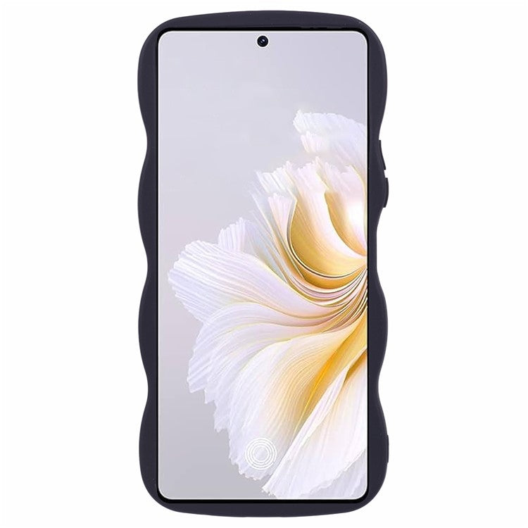 XL Series For TECNO Camon 20 4G / Camon 20 Pro 4G TPU Phone Case Wave Frame - Black