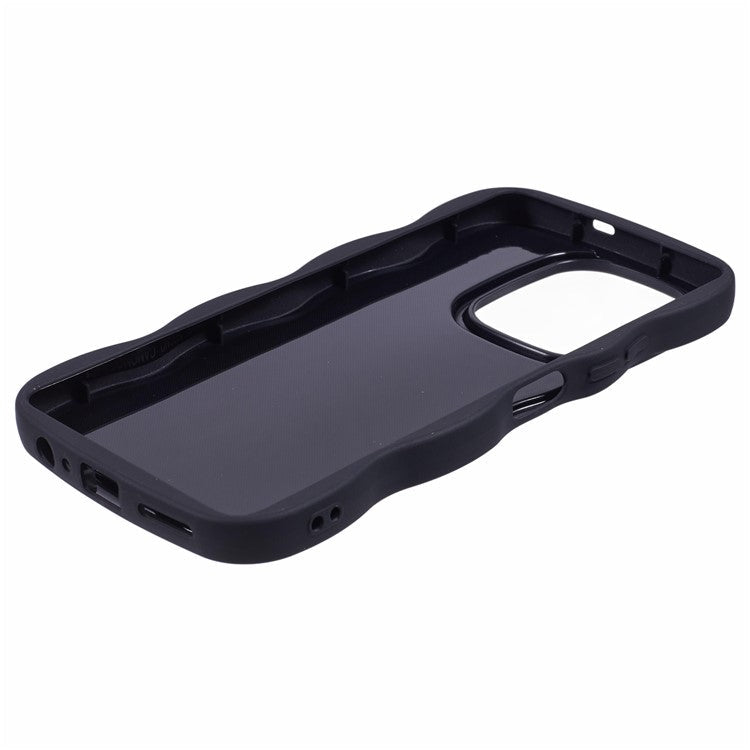 XL Series For TECNO Camon 20 4G / Camon 20 Pro 4G TPU Phone Case Wave Frame - Black