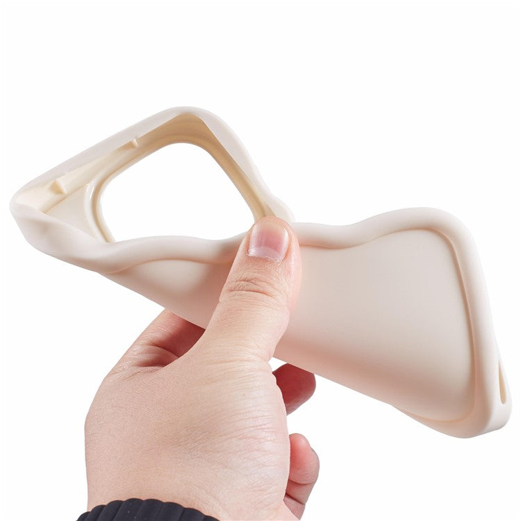 XL Series For TECNO Spark Go 2024 4G / Infinix Smart 8 4G Case TPU Phone Cover Wave Edge - White