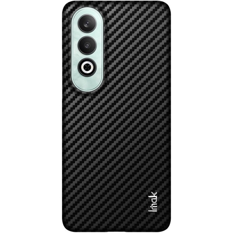 IMAK Ruiyi Series for OnePlus Nord CE4 5G / Oppo K12 Case Leather Coated PC Back Cover - Carbon Fiber Texture