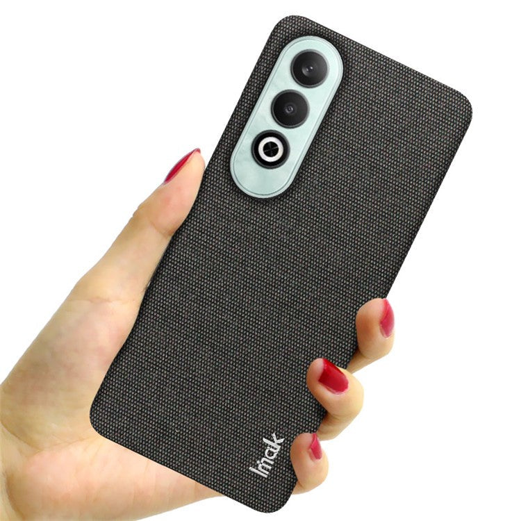 IMAK Ruiyi Series for OnePlus Nord CE4 5G / Oppo K12 Case Leather +PC Phone Cover - Black