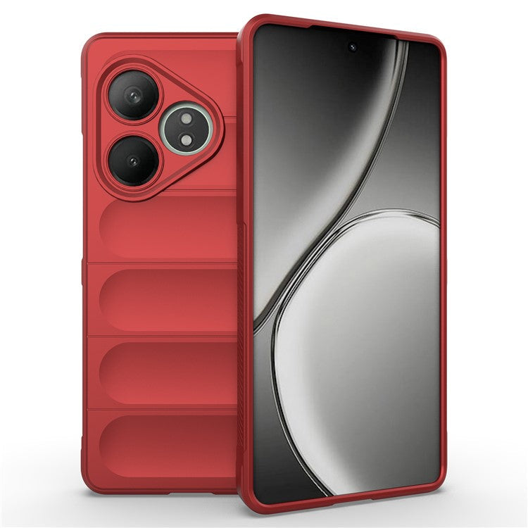 For Realme GT Neo6 SE 5G / GT 6 5G / GT 6T 5G Case TPU Drop Protection Shell Phone Cover - Red