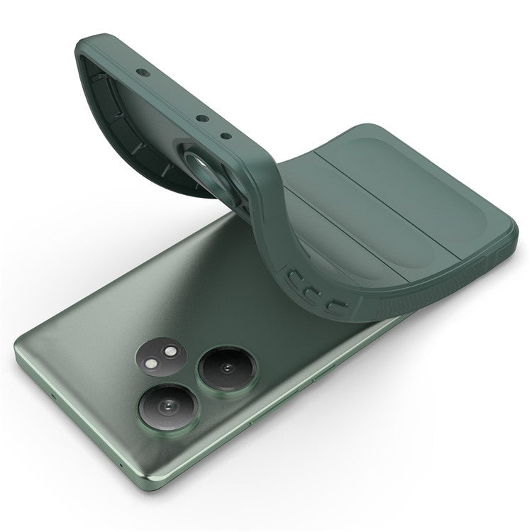 For Realme GT Neo6 SE 5G / GT 6 5G / GT 6T 5G Case TPU Drop Protection Shell Phone Cover - Green
