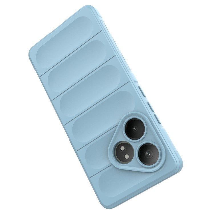 For Realme GT Neo6 SE 5G / GT 6 5G / GT 6T 5G Case TPU Drop Protection Shell Phone Cover - Baby Blue