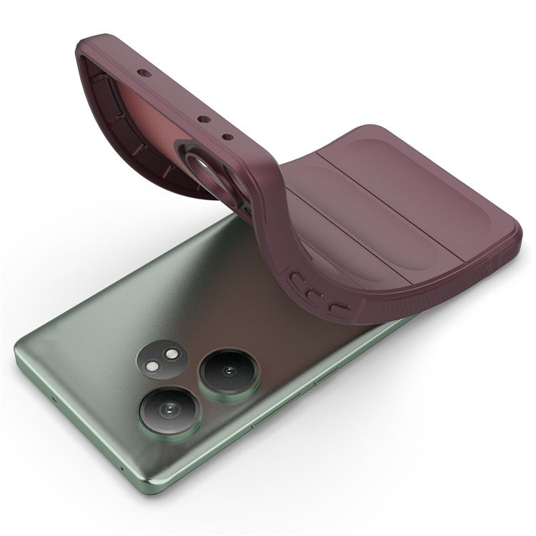 For Realme GT Neo6 SE 5G / GT 6 5G / GT 6T 5G Case TPU Drop Protection Shell Phone Cover - Wine Red