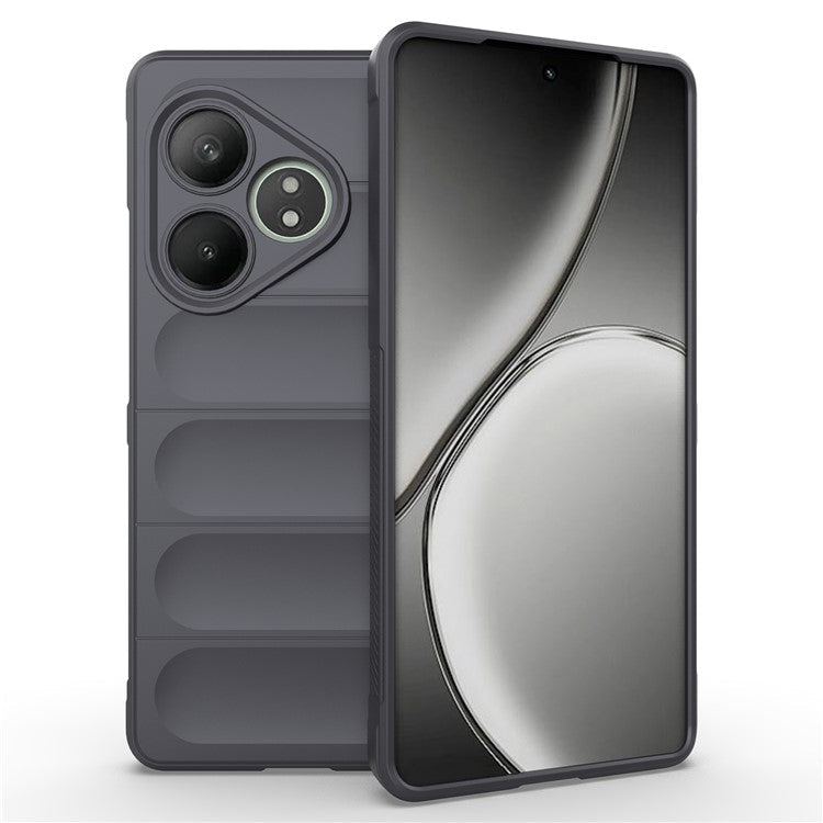 For Realme GT Neo6 SE 5G / GT 6 5G / GT 6T 5G Case TPU Drop Protection Shell Phone Cover - Dark Grey