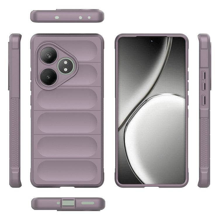 For Realme GT Neo6 SE 5G / GT 6 5G / GT 6T 5G Case TPU Drop Protection Shell Phone Cover - Light Purple