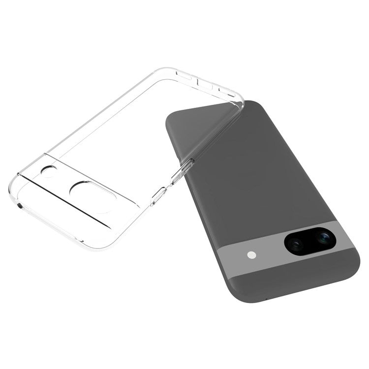 10Pcs / Pack For Google Pixel 8a Cell Phone Case Drop-Proof Inner Watermark-Free Clear TPU Cover