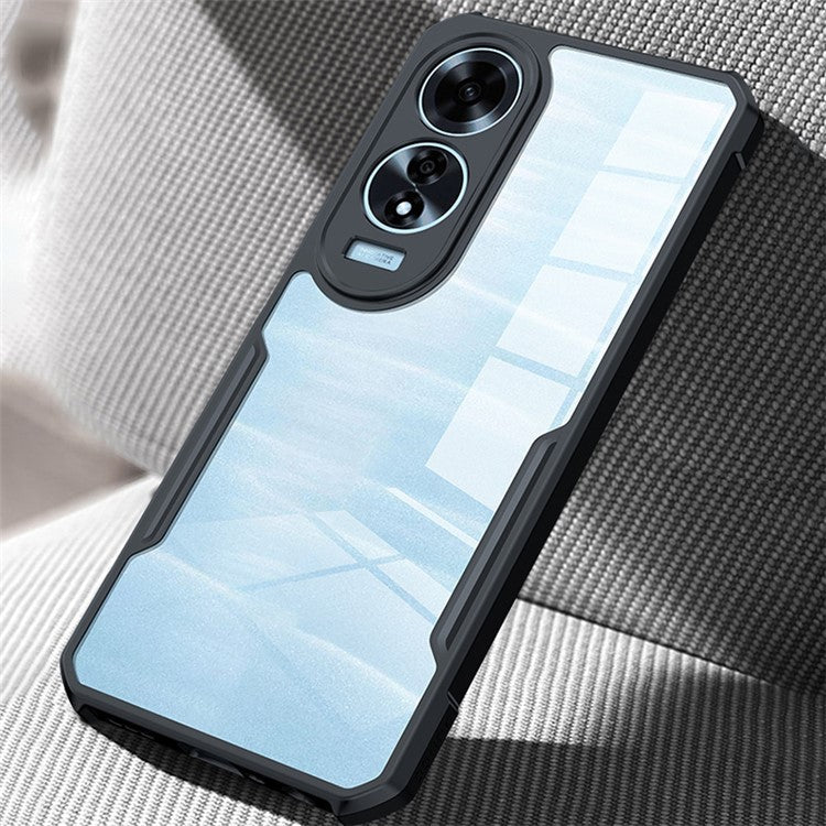 XUNDD For Oppo A60 4G Case TPU + Acrylic Transparent Back Phone Cover