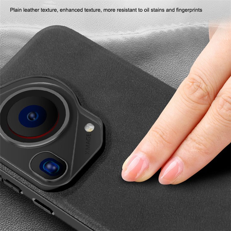 X-LEVEL Bojue-3 Series For Huawei Pura 70 Ultra Case PU Leather+TPU+PC Phone Cover - Black