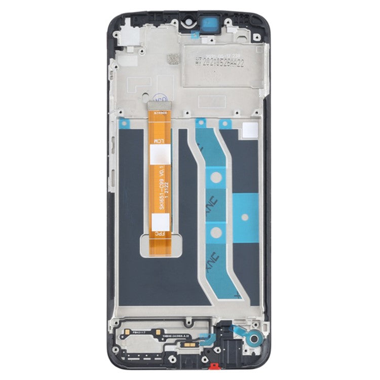 For Realme C21Y Grade S OEM LCD Screen and Digitizer Assembly + Frame Replacement Part (without Logo)