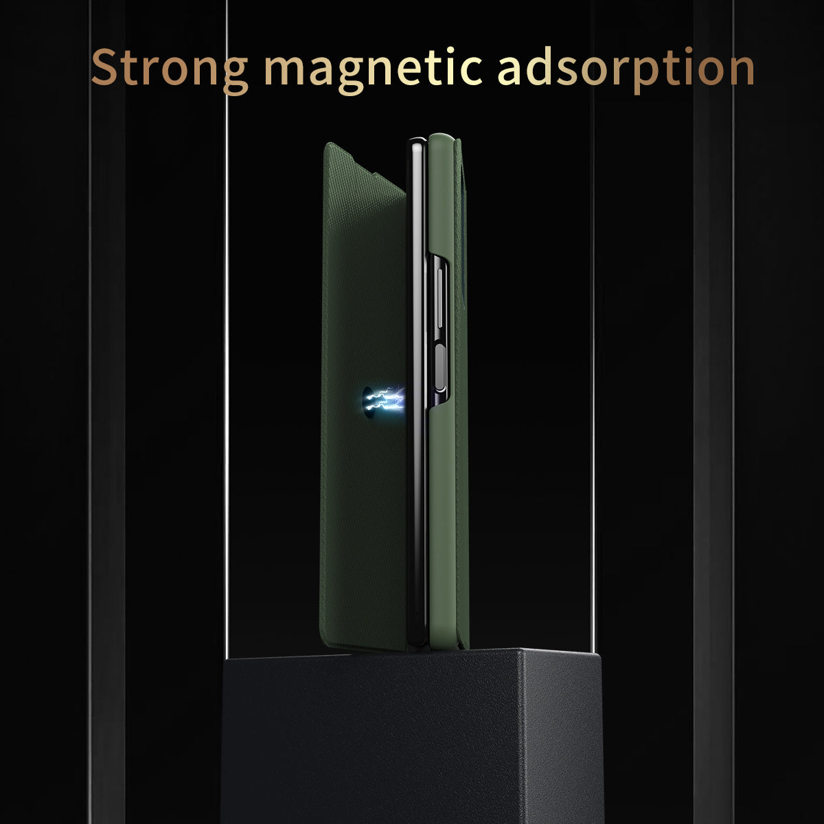 For Samsung Galaxy Z Fold6 5G Case Kevlar Texture Leather+PC Stand Phone Cover - Brown