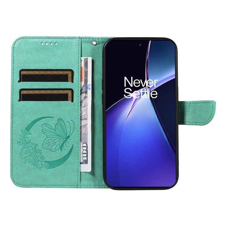 For OnePlus Nord CE4 5G Phone Case Wholesale Butterfly Leather Wallet Cover - Green