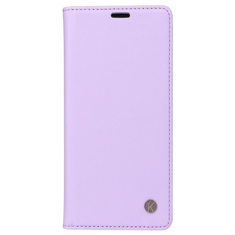 YIKATU YK-001 For vivo Y38 5G / Y200i 5G / T3x Stand Case Magnetic PU Leather Phone Cover - Light Purple