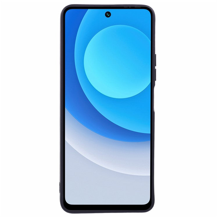 For TECNO Camon 19 4G / 19 Pro 4G Soft TPU Case Straight Edge Phone Cover, Black