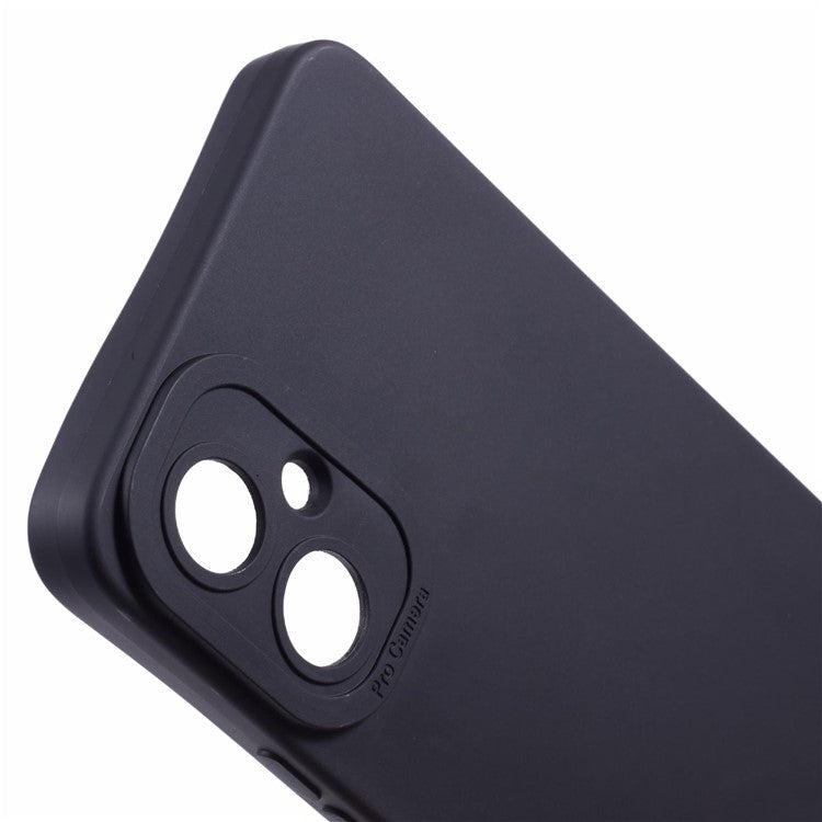 For TECNO Camon 19 Neo 4G Case Straight Edge TPU Phone Cover Precise Cut-Outs - Black