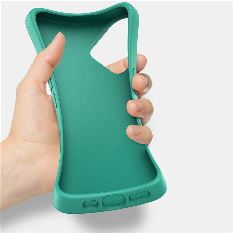 For iPhone 16 Case Biodegradable Wheat Straw+TPU Hybrid Phone Cover - Green