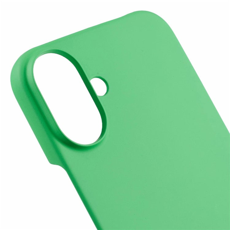 For iPhone 16 Shockproof Hard PC Phone Case Rubberized Phone Cover - Green